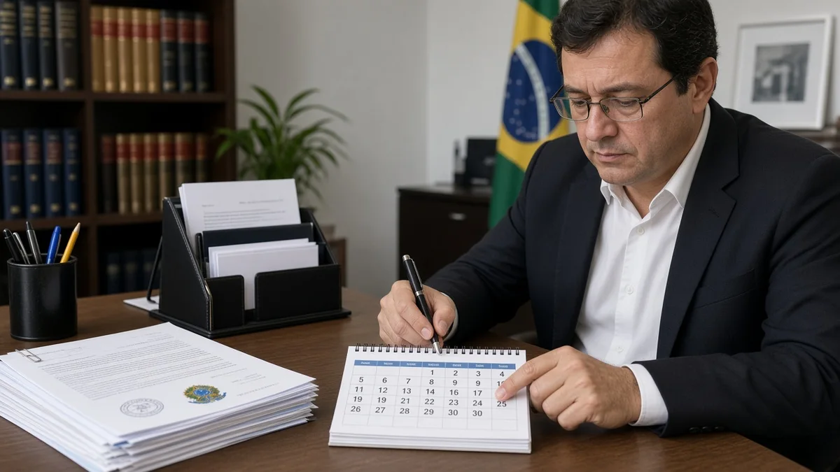 Detalhe prático de modulação Temporal da Decisão: A Partir de Quando Vale?, com documentos ou.