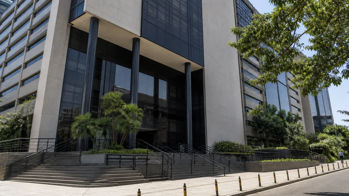 Fachada de prédio da Justiça do Trabalho ligado ao TRT da 1ª Região no Rio de Janeiro