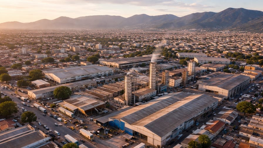 Trabalhador de indústria em Bangu analisa documentos e carteira de trabalho após rescisão